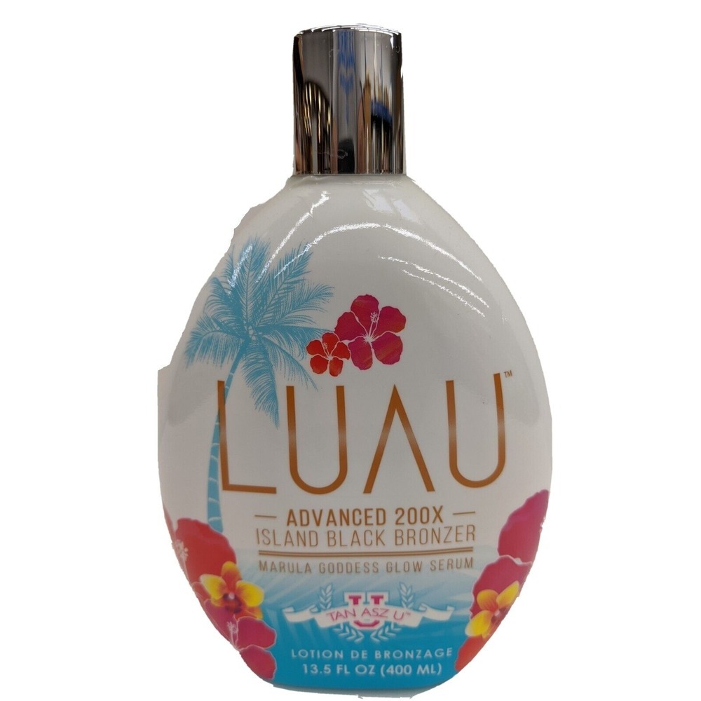 Tan Asz U Luau Advanced‎ 200X Island Black Bronzer Indoor Tanning Lotion 13.5 oz